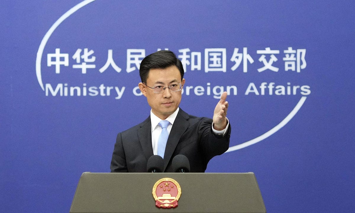 Chinese Foreign Ministry spokesperson Guo Jiakun  Chinese Foreign Ministry spokesperson Guo Jiakun