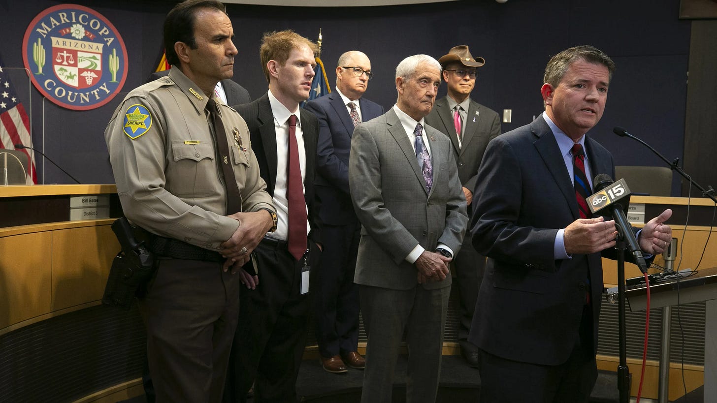 Maricopa County Board of Supervisors and elected officials speak out  against Senate Audit