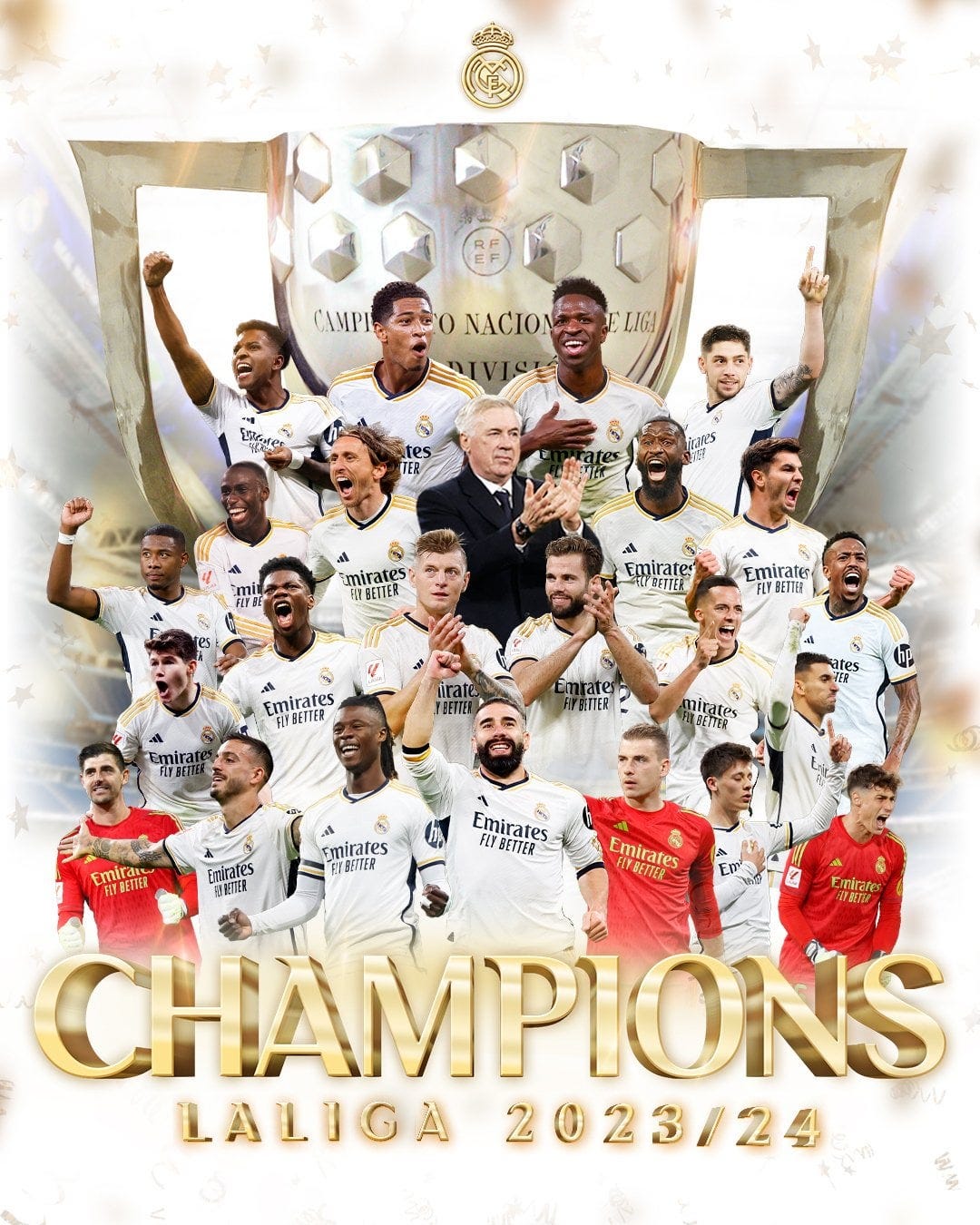 Real Madrid are crowded La Liga champions for the 36th time. : r/realmadrid