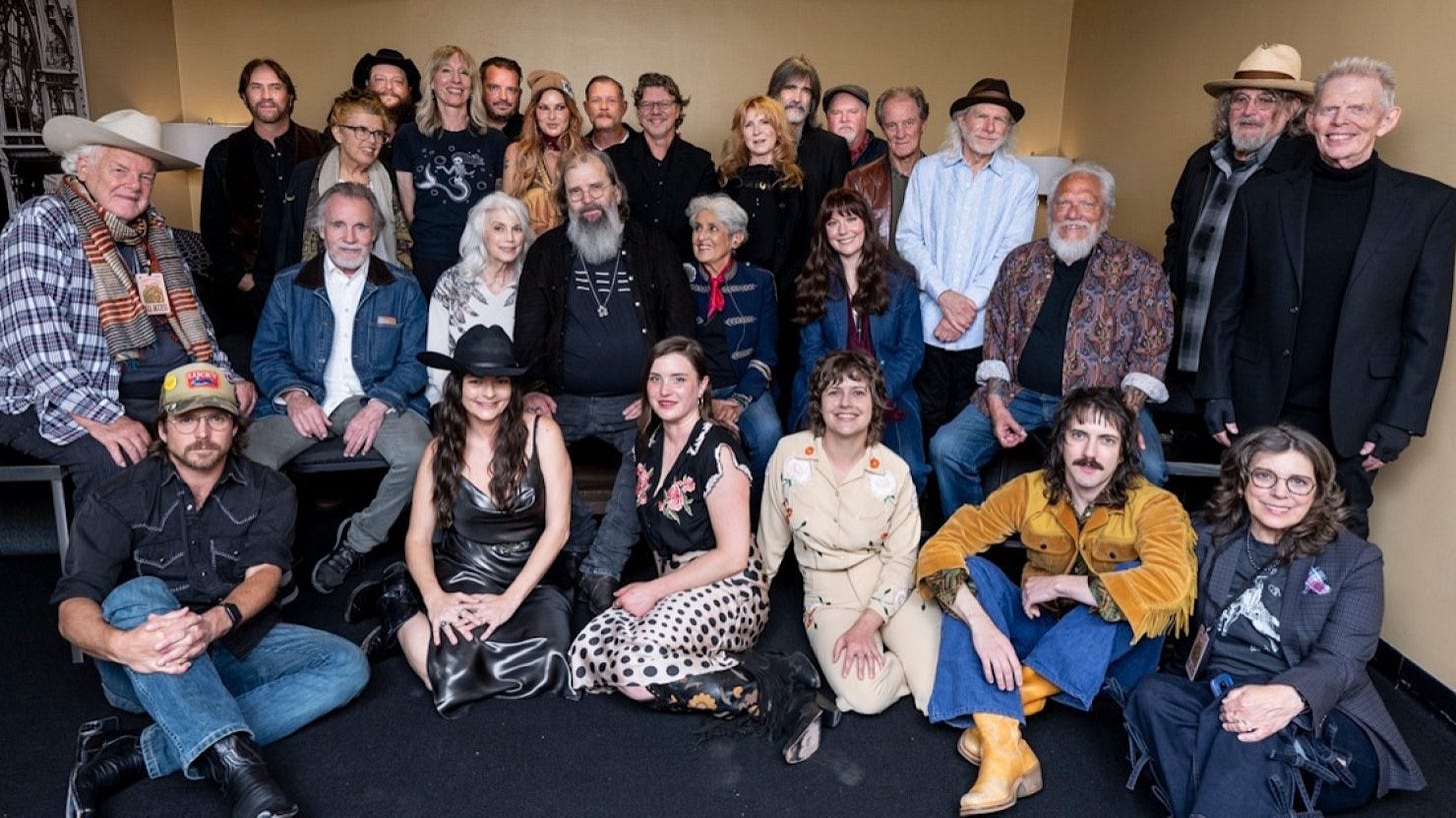 Emmylou Harris, Jackson Browne, Joan Baez & More Perform All-Star Steve Earle Tribute Emmylou Harris, Jackson Browne, Joan Baez & More Perform All-Star Steve Earle Tribute