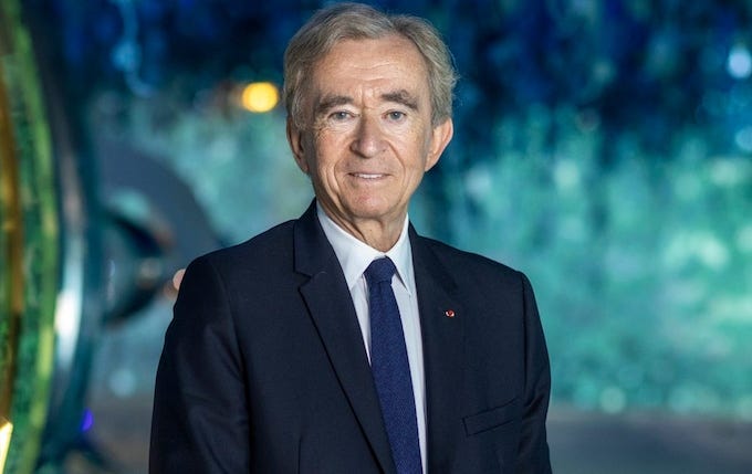 LV owner Bernard Arnault