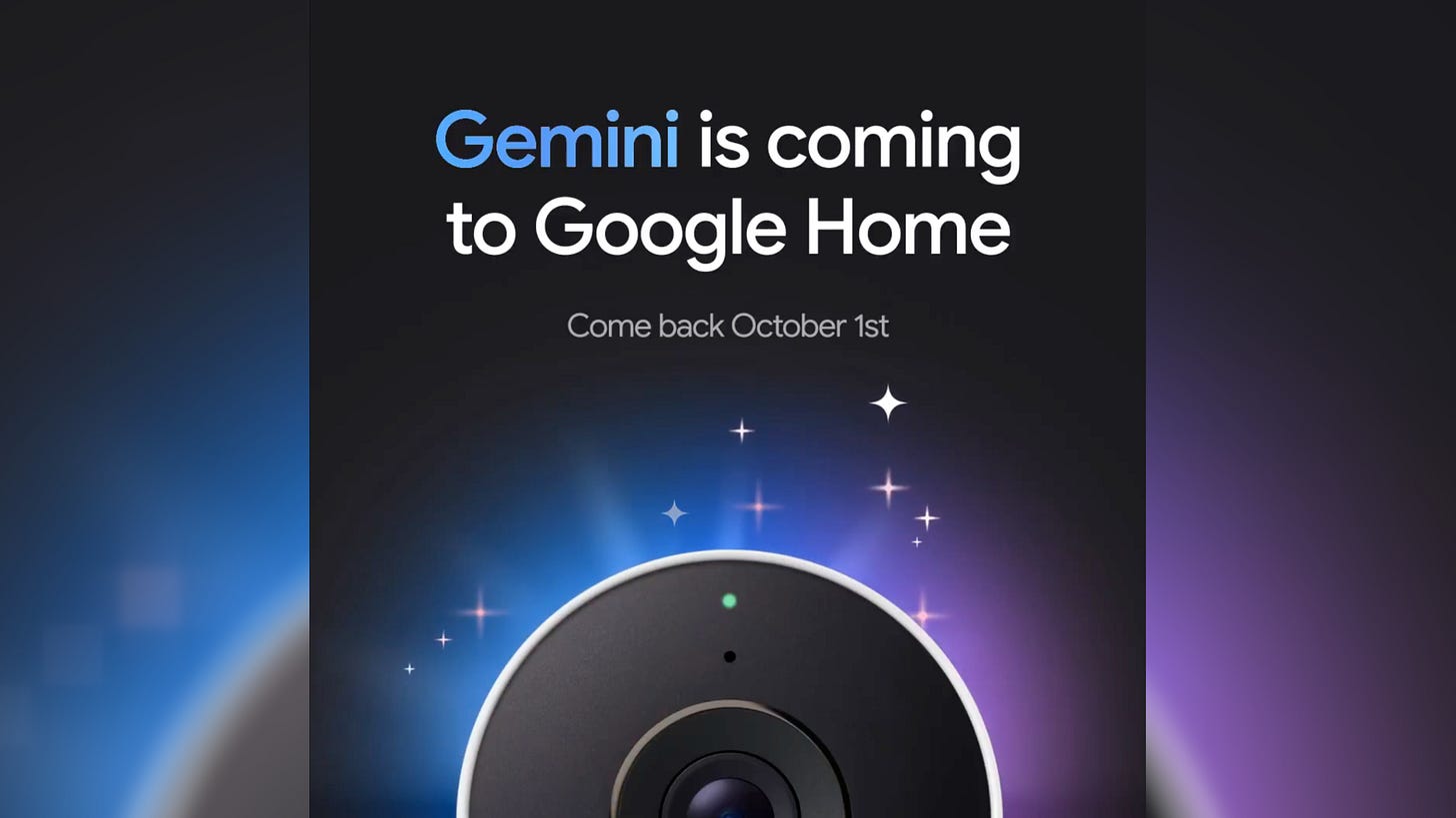 Google Home Nest Gemini AI update