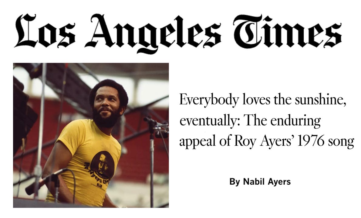 Everybody Loves the Sunshine, Eventually - by Nabil Ayers