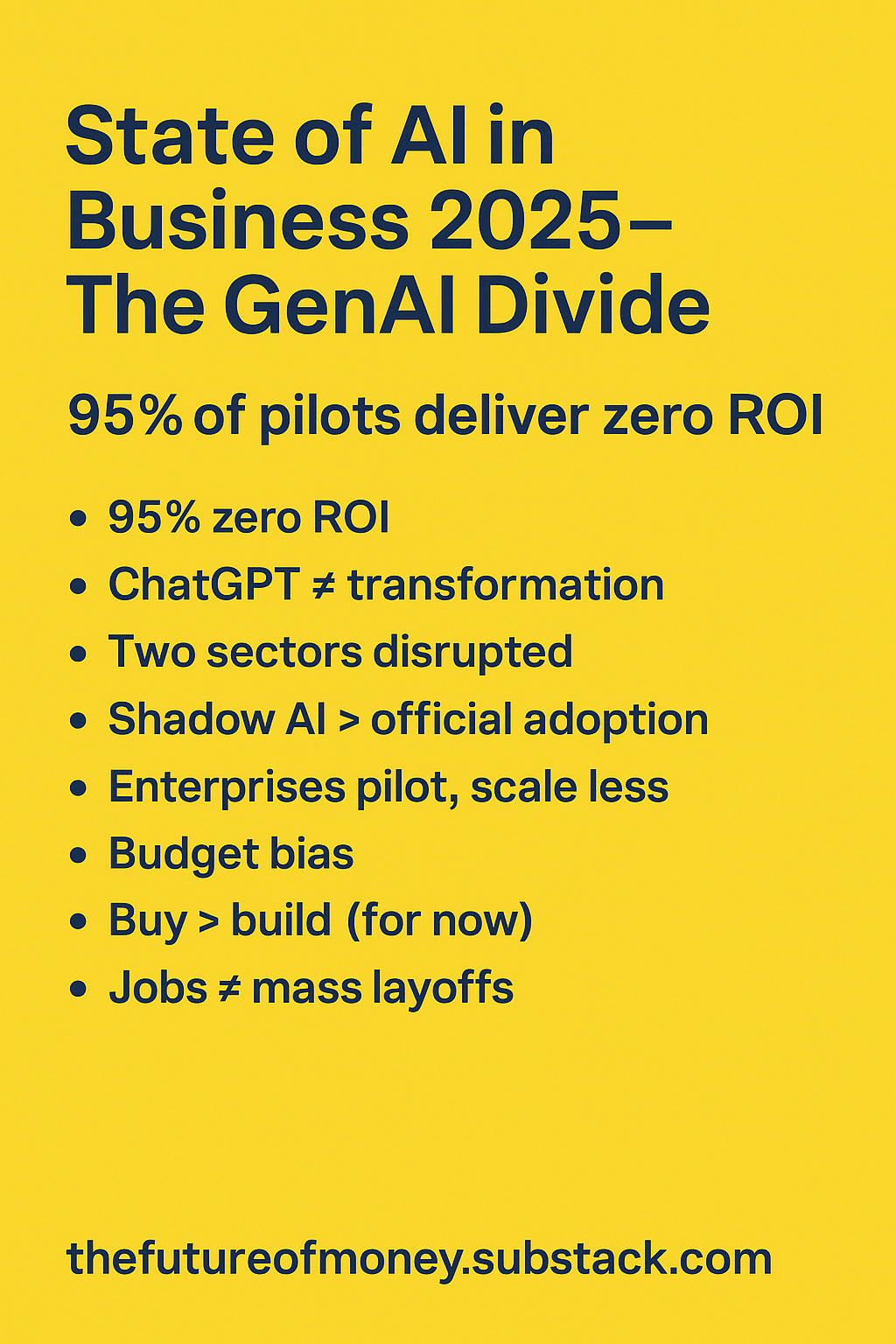 State of AI in Business 2025 — The GenAI Divide