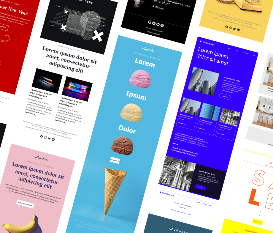 250+ Responsive Email Templates for Marketers to Use Right Now (2023) |  ActiveCampaign