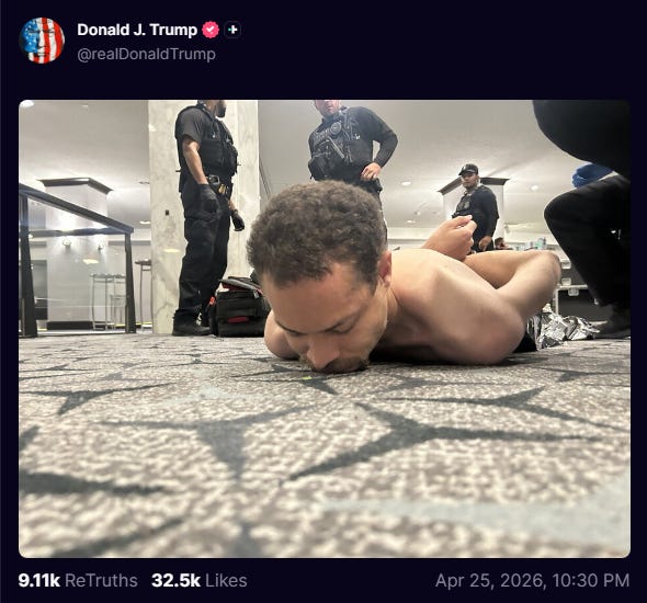 Fourth Attempt: What Happened at the Correspondents’ Dinner and the Questions the Media Won’t Answer