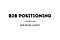 B2B Positioning