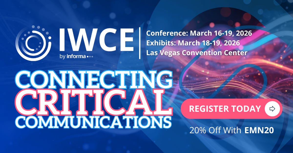 Advertisement banner IWCE 2026