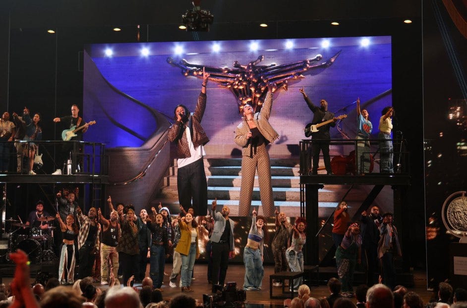 Jay-Z & Alicia Keys Perform 'Empire State of Mind' at 2024 Tony Awards