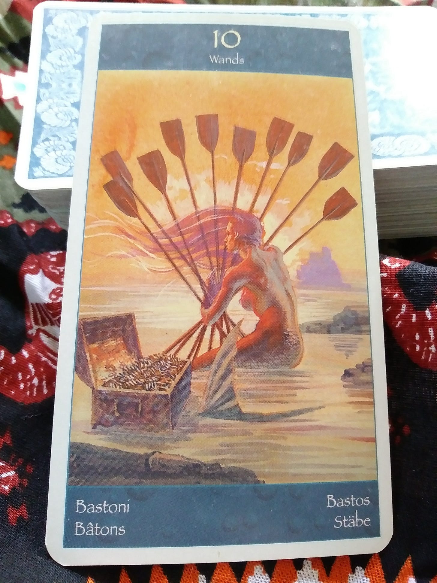 A Message from the Universe - 10 of Wands A Message from the Universe - 10 of Wands