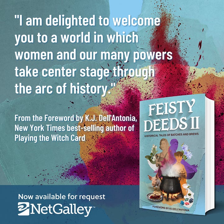 Covers of Feisty Deeds and Feisty Deeds II