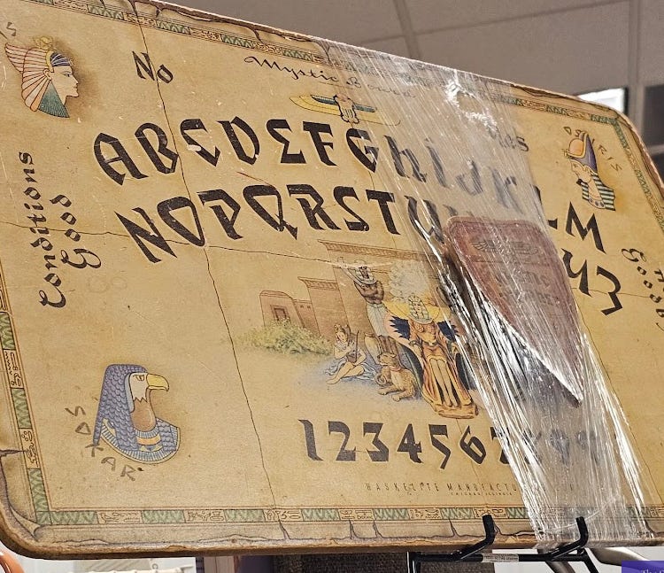 Image of An Egyptian Themed Spirit Board Image of An Egyptian Themed Spirit Board