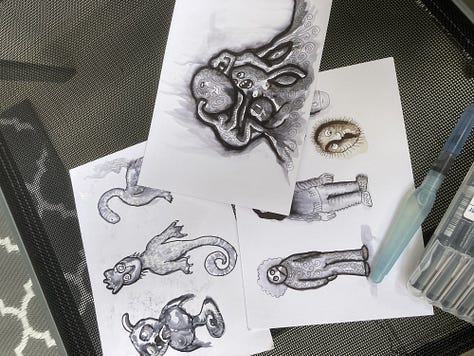 Sketches by Beka Rios