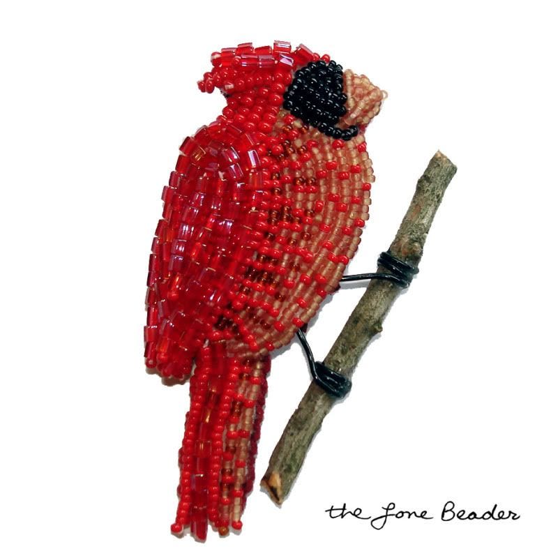 beaded northern cardinal red bird brooch pin pendant audubon society art beadwork bead embroidery etsy beaded northern cardinal red bird brooch pin pendant audubon society art beadwork bead embroidery etsy