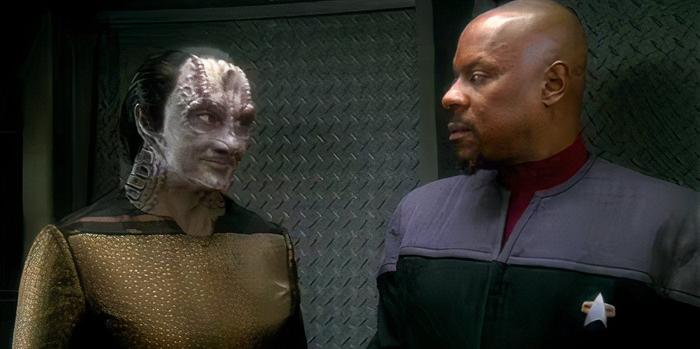 Garak and Sisko DS9