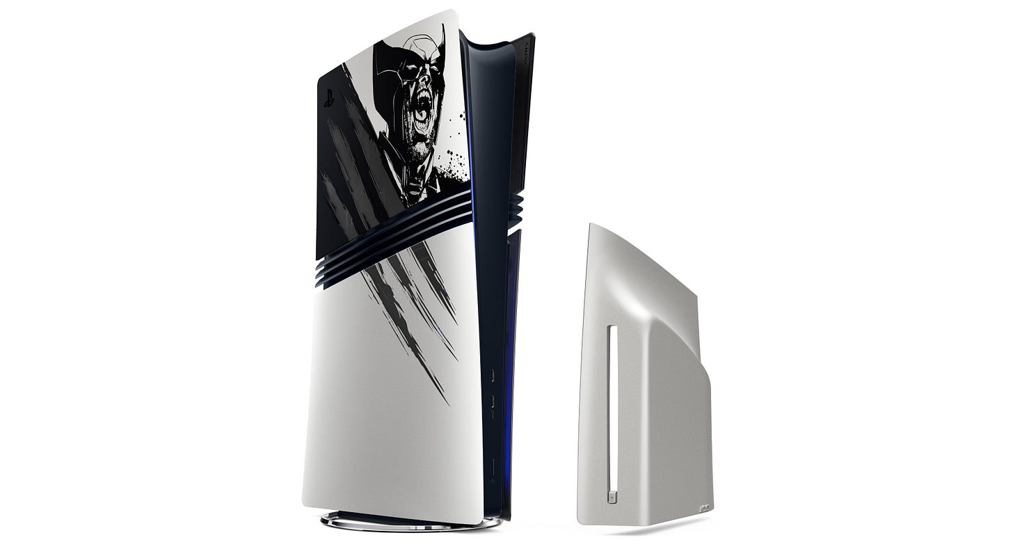 Wolverine PS5 Pro plates