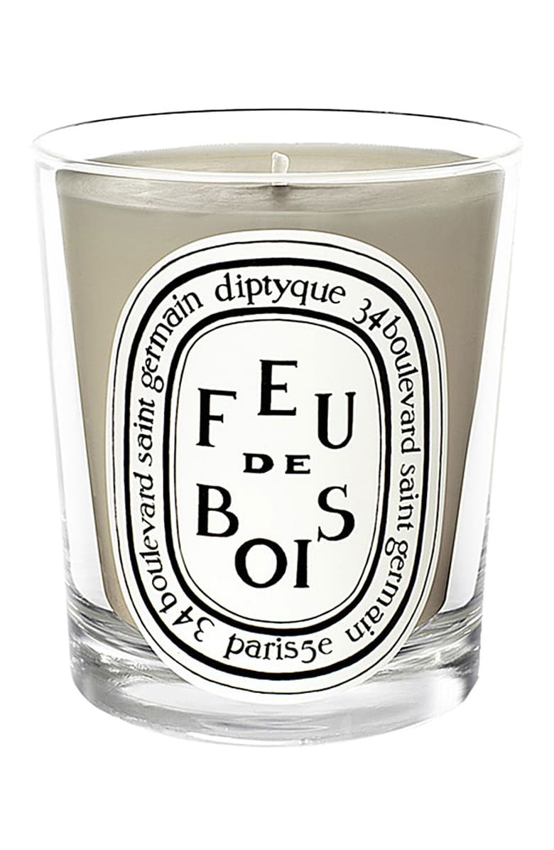 DIPTYQUE Feu de Bois/Wood Fire Scented Candle, Main, color, NO COLOR