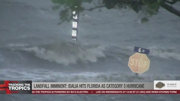 Storm Surge hits nine feet near Idalia landfall location with Jeff Patterson Storm Surge hits nine feet near Idalia landfall location with Jeff Patterson