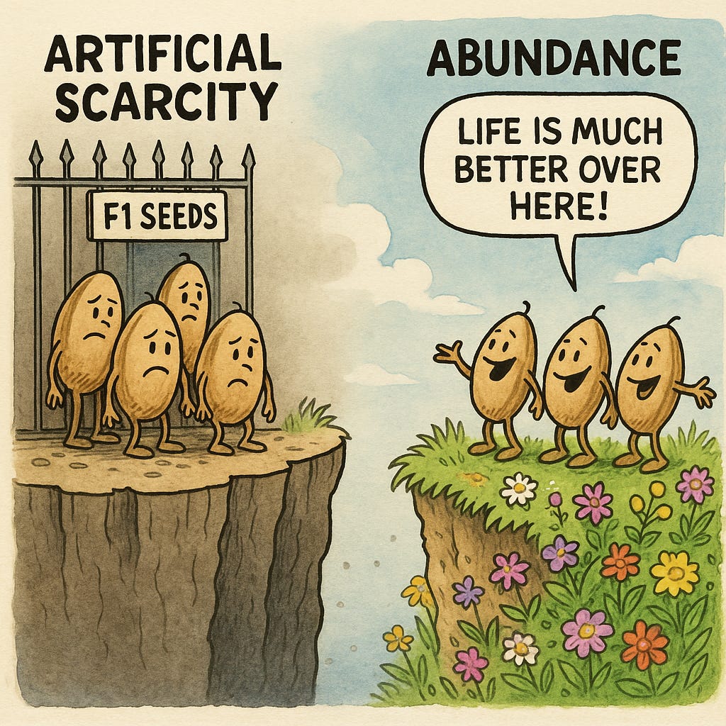 This is the most fun of all for seeds, the Abun-Dance.