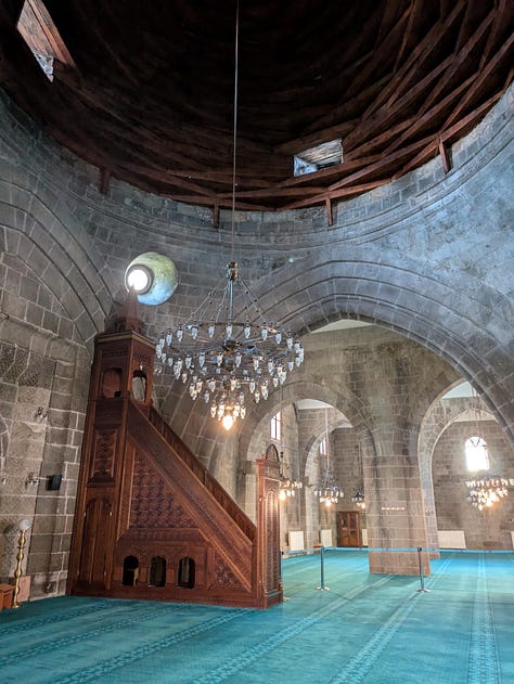 Erzurum Grand Mosque interior