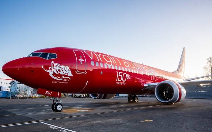 Virgin Australia Boeing 737 MAX 8