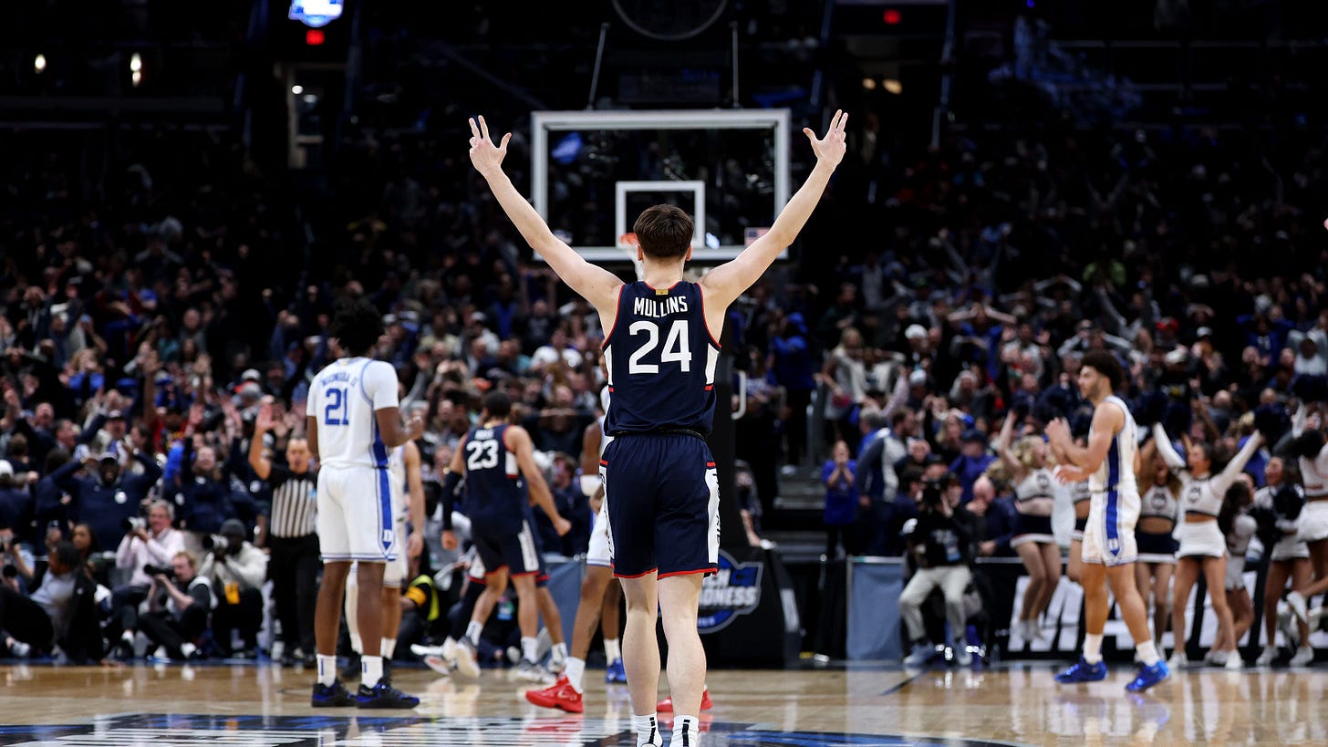 UConn Basketball: Watch Braylon Mullins game-winning shot vs. Duke