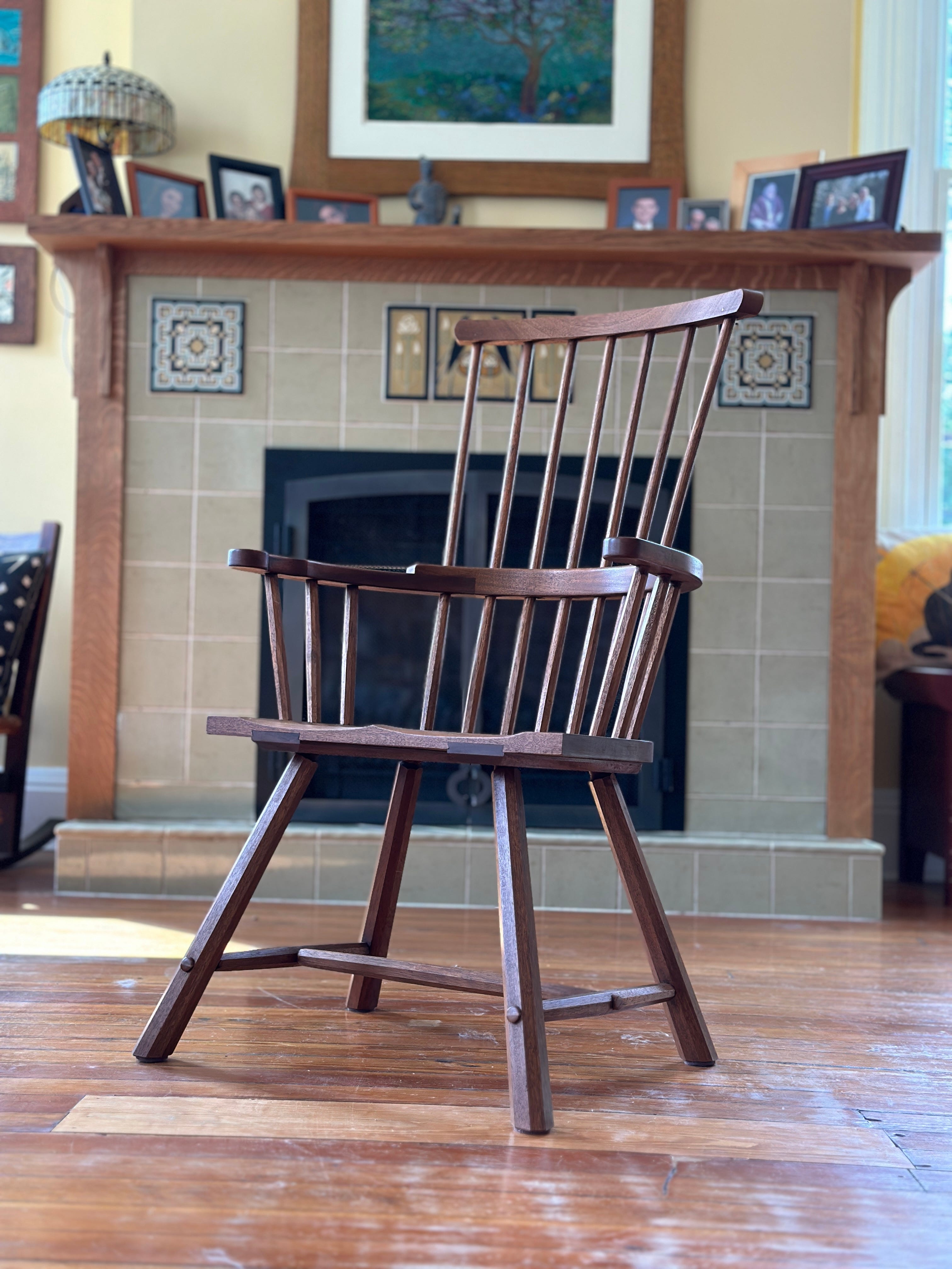Free Plans & Patterns: 7-stick Comb-back Chair