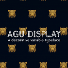 Nigerian multidisciplinary designer releases first typeface—Agụ Display, a decorative, rounded, sans-serif display typeface—in collaboration with Google Fonts