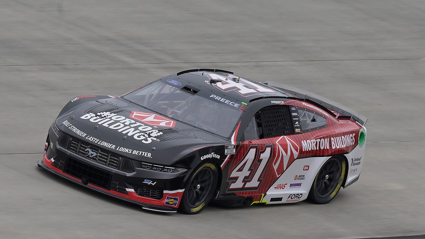 Ryan Preece Wurth 400 door foam fire Dover Motor Speedway 2024