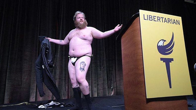 The Great Libertarian Man-Boobs Stripper Debate
