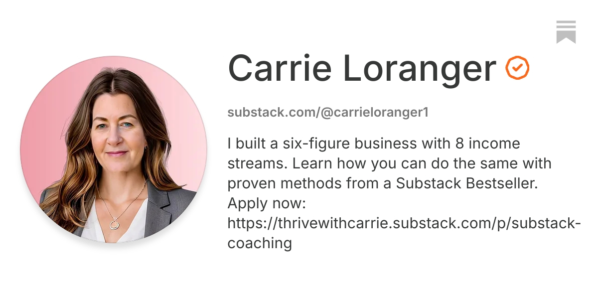 Carrie Loranger | Substack