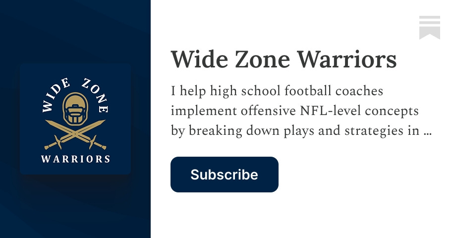 Wide Zone Warriors | Dean Davidson | Substack