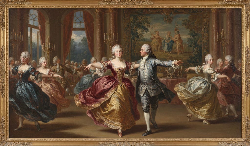 Baroque dancers - by Daniel Zinn