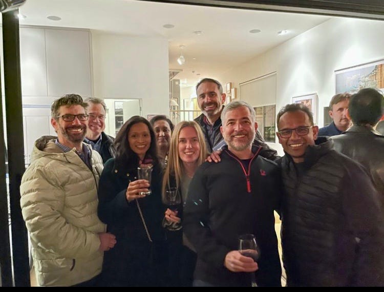 Me with my Design buddies at the eBay alumni event