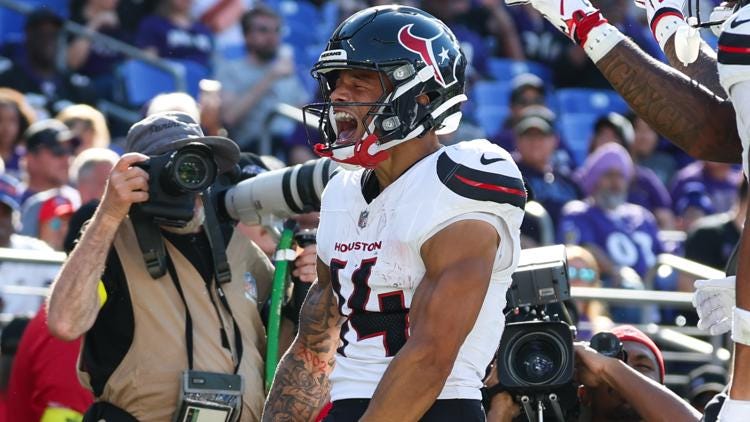 Houston Texans' Jaylin Noel does his best Ray Lewis dance with game out of  reach | khou.com