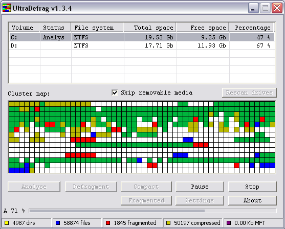 UltraDefrag – Free Open Source Disk Defragmentation Software