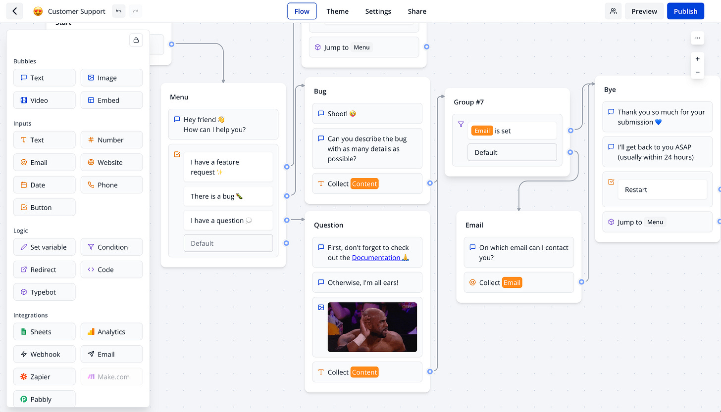 Builder screenshot