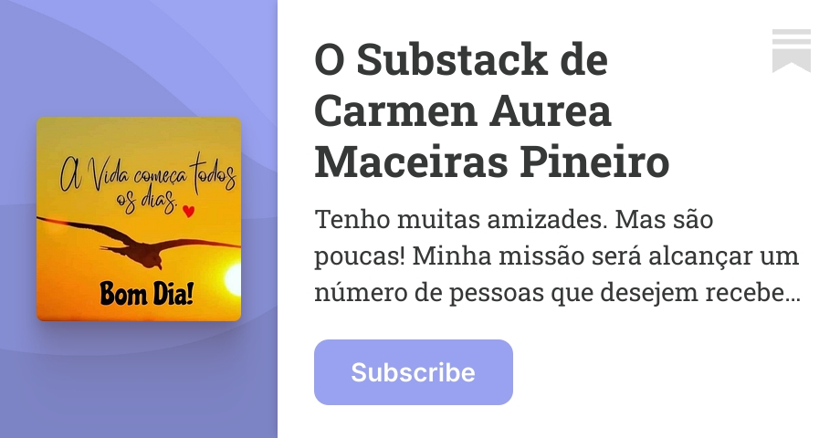 O Substack de Carmen Aurea Maceiras Pineiro | Substack