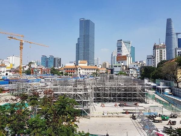 More construction in Saigon. More construction in Saigon.