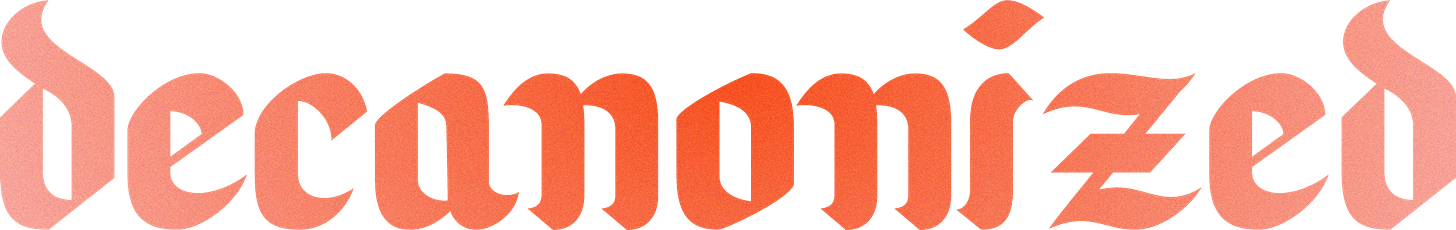 Logo for the opera podcast Decanonized Logo for the opera podcast Decanonized