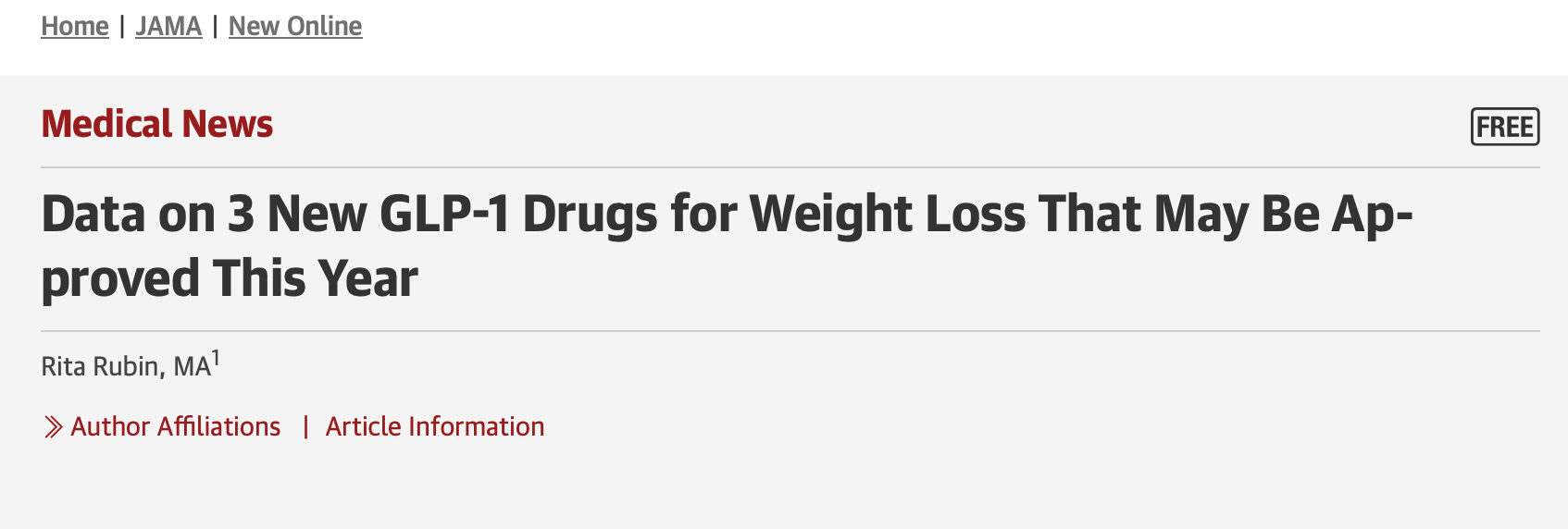 Three New Weight-Loss Medications May Be Coming Soon