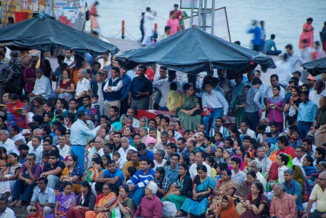Pilgrims in Haridwar