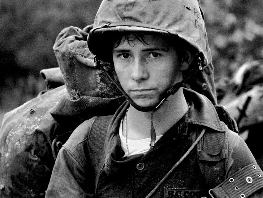 soldier dressed for battle