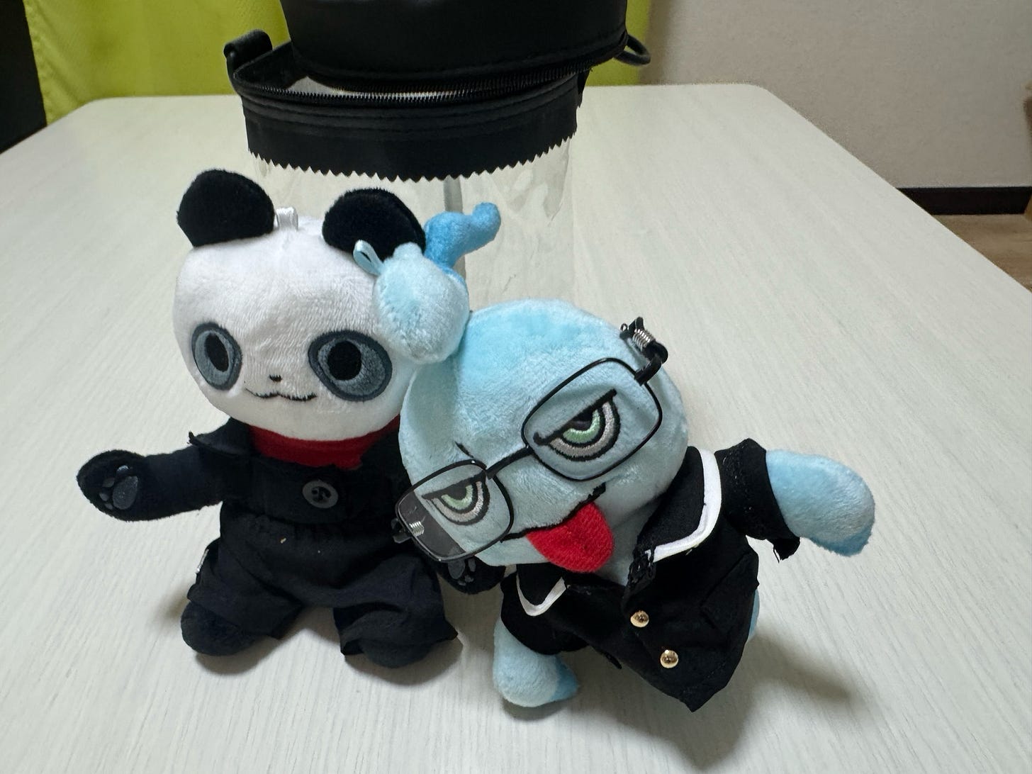 デコレーションしたミタマとリーリー♪　ケースも買いました