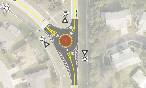 Mini-Roundabout Construction Set to Begin at Caruso Road and 63rd Street East