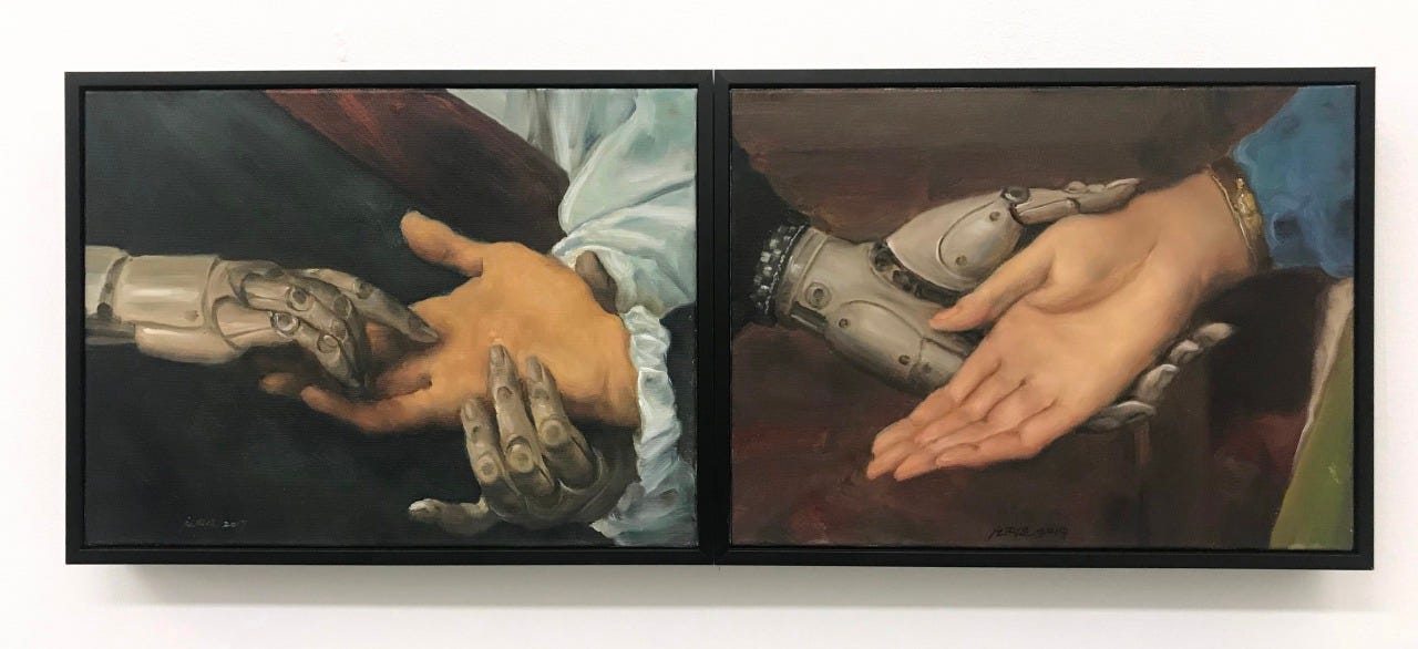 oculablog:
“Pang Maokun, Destiny 命运; Hand in Hand 牵手 (2019). Oil on canvas. Courtesy A Thousand Plateaus Art Space.
” oculablog:
“Pang Maokun, Destiny 命运; Hand in Hand 牵手 (2019). Oil on canvas. Courtesy A Thousand Plateaus Art Space.
”