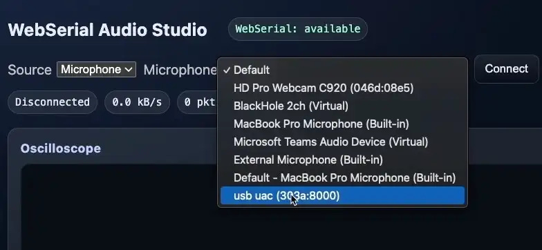 USB UAC Microphone!