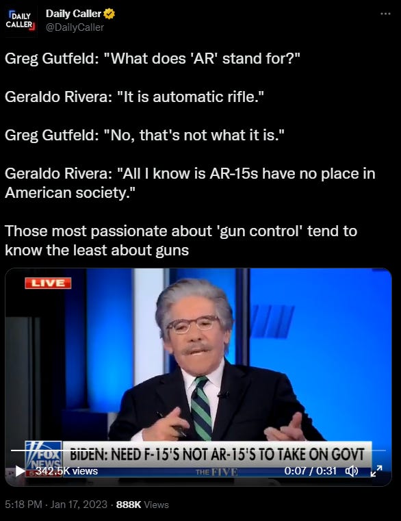 Snip from Daily Caller tweet Snip from Daily Caller tweet