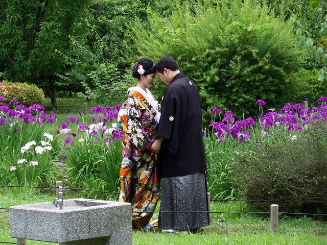 Hama-Rikyu Garden Wedding Couple Hama-Rikyu Garden Wedding Couple