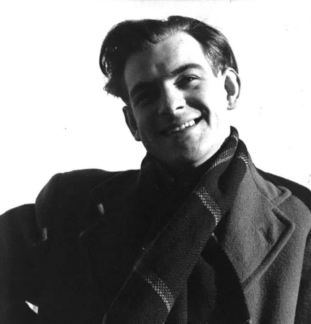 Carle is seen above as a 20-year-old man in this photo from 1950